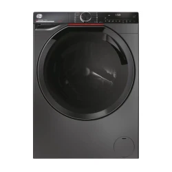 غسالة هوفر H-WASH 700 ذات التحميل الأمامي بسعة 12 كجم - لون أنثراسيت - فئة كفاءة الطاقة A - تصميم عصري مع أداء ممتاز لغسل الملابس بفعالية وحماية الأقمشة اليومية